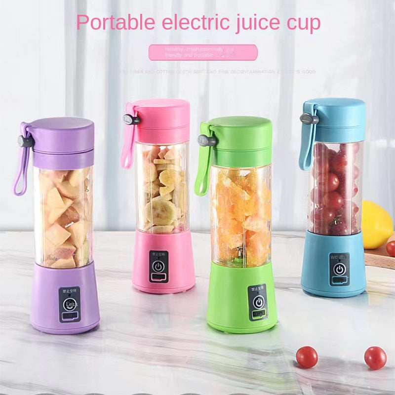 NutriBlend Pro™ – Portable USB Rechargeable Juicer with 380ml Capacity & Smart Safety System
