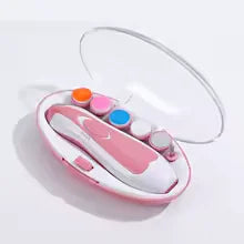 Baby Electric Nail Trimmer Set – Safe, Whisper-Quiet, LED Grooming Kit
