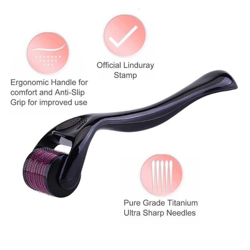 Derma Roller System – 6-in-1 Microneedling Kit for Skin Glow & Scar Reduction