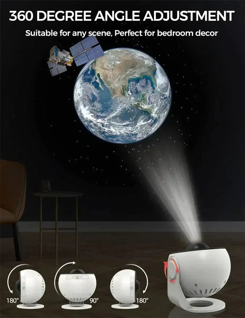 12-in-1 Galaxy Projector – HD Starry Sky Planetarium Light for Kids & Adults