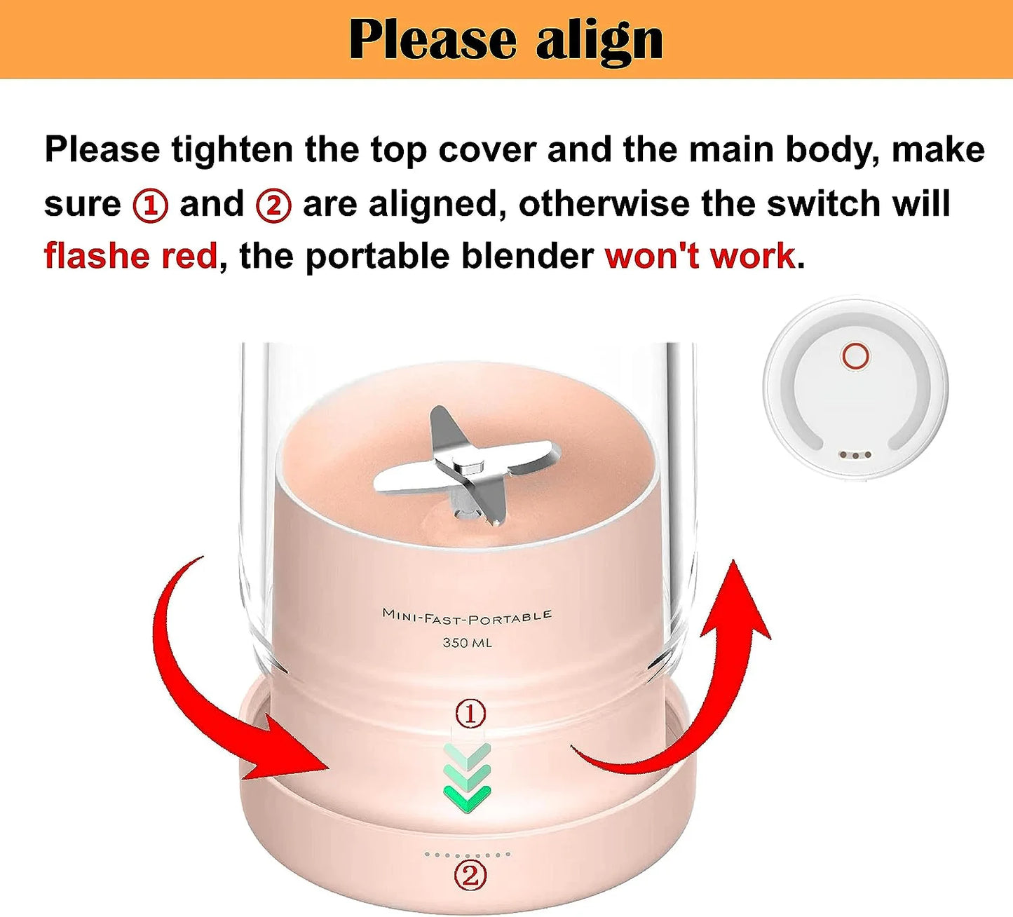 Portable Juicer Bottle | Mini Rechargeable Blender