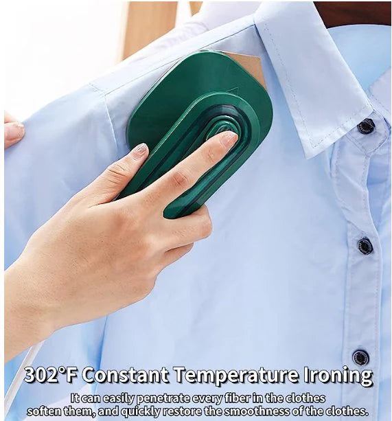 Portable Mini Iron | Travel-Friendly 2-in-1 Steamer & Iron