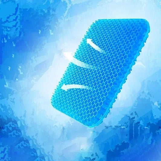 3D Gel Car Seat Cushion – Cooling Comfort Pad