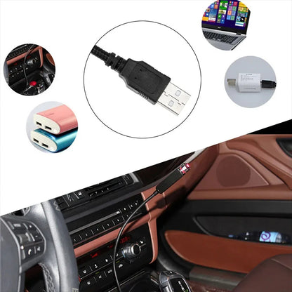 جهاز عرض النجوم LED الرومانسي - إضاءة USB للمجرة لسقف السيارة والأجواء الداخلية