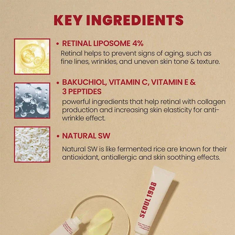Seoul 1988 Eye Cream – Korean Anti-Aging & Dark Circle Solution