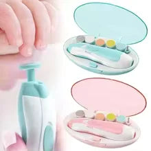 Baby Electric Nail Trimmer Set – Safe, Whisper-Quiet, LED Grooming Kit