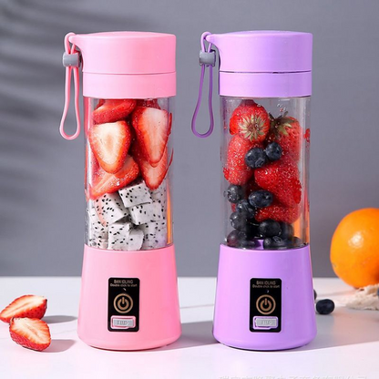 NutriBlend Pro™ – عصارة محمولة قابلة لإعادة الشحن عبر USB بسعة 380 مل ونظام أمان ذكي