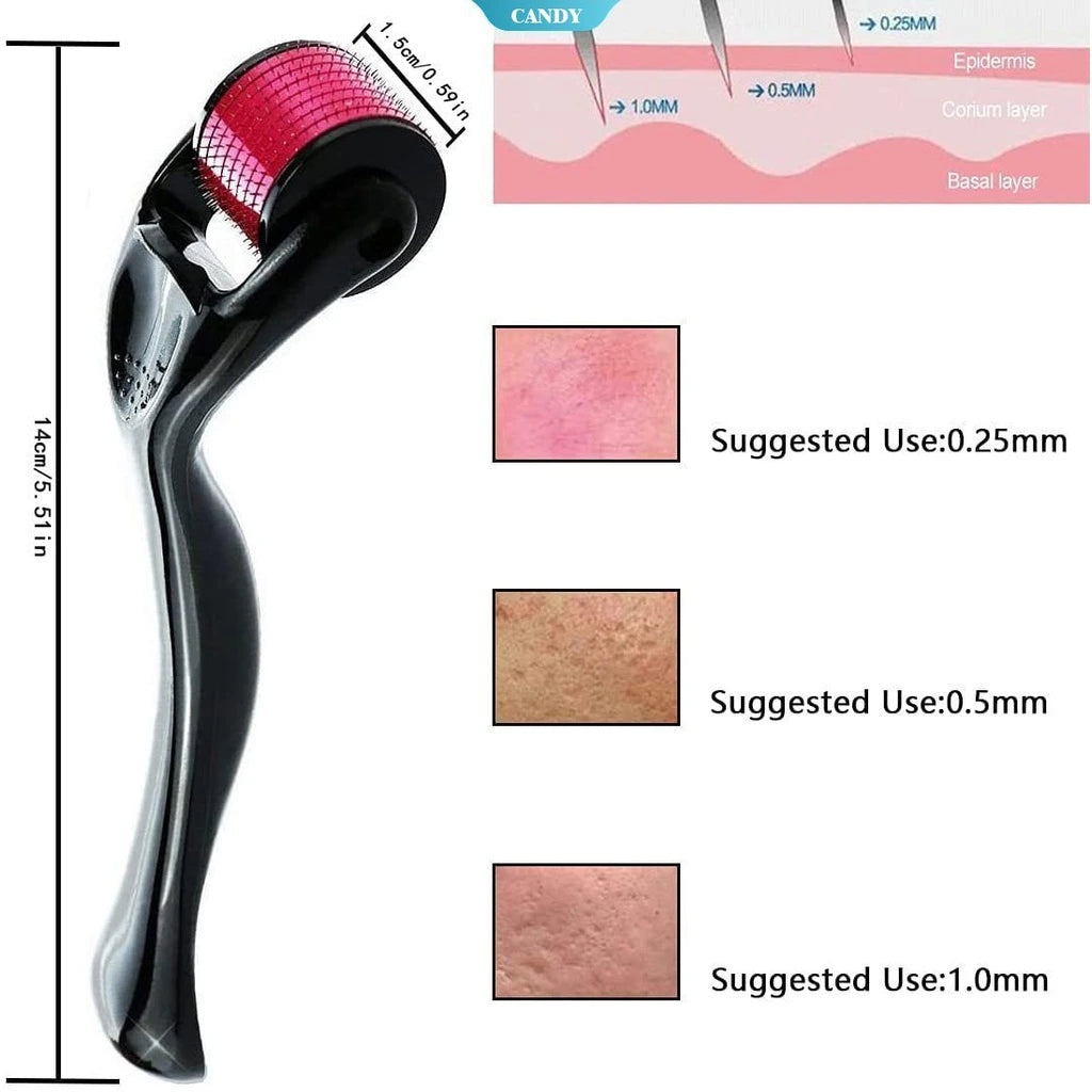 Derma Roller System – 6-in-1 Microneedling Kit for Skin Glow & Scar Reduction
