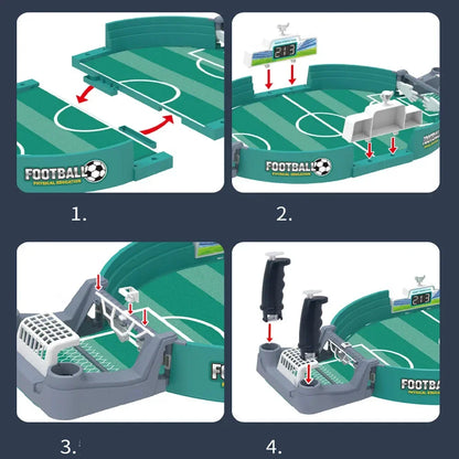 Mini Football Table Game – Portable Foosball Board for Family & Kids