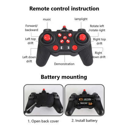 360° Remote Stunt Car – Double-Sided Rechargeable RC Drift Car