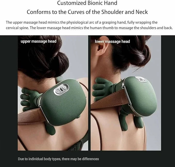Deep Tissue Shoulder & Neck Massager - Pain Relief & Stress Relaxer