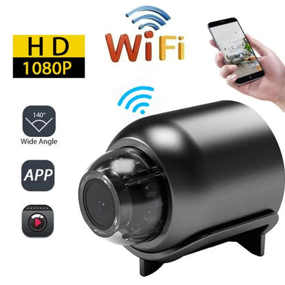 X5 StealthCam Pro - كاميرا تجسس بدقة 1080 بكسل بتقنية WiFi مع رؤية ليلية وعدسة بزاوية واسعة 140 درجة