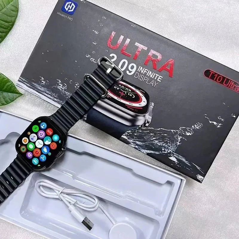 T10 Ultra 2 SmartWatch Pro – 1.99" AMOLED Fitness Tracker with Bluetooth Calls & 24/7 Health Monitoring